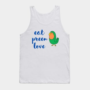 Funny parrot quote Tank Top